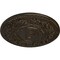 Ekena Millwork Rose Ceiling Medallion (Fits Canopies up to 13 1/2"), 33 7/8"OD x 2 3/8"P, Stone Hearth Crackle CM33ROSHC - alternate 3
